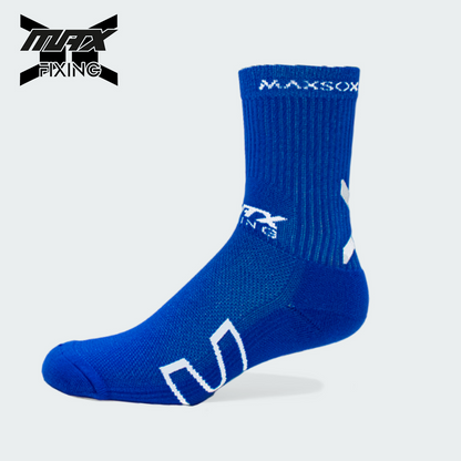 MEDIA TÉCNICA MAX SOX AZUL X BLANCO