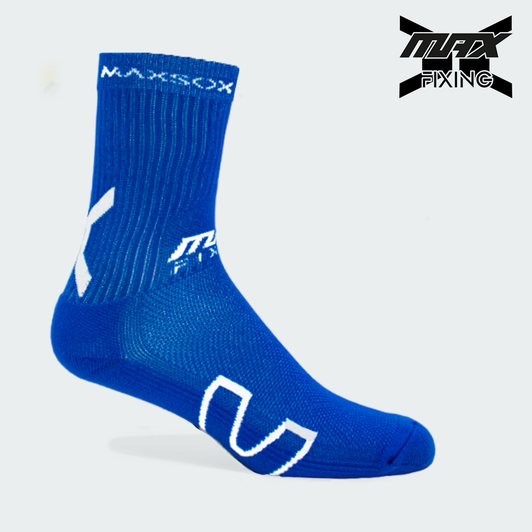 MEDIA TÉCNICA MAX SOX AZUL X BLANCO