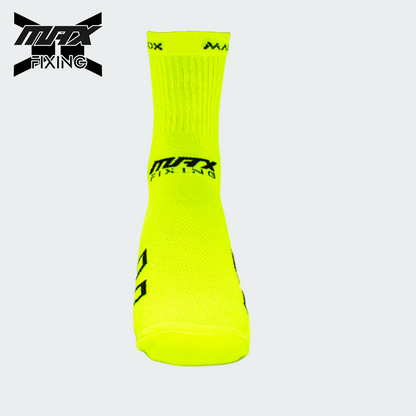 MEDIA TÉCNICA MAX SOX AMARILLO NEON