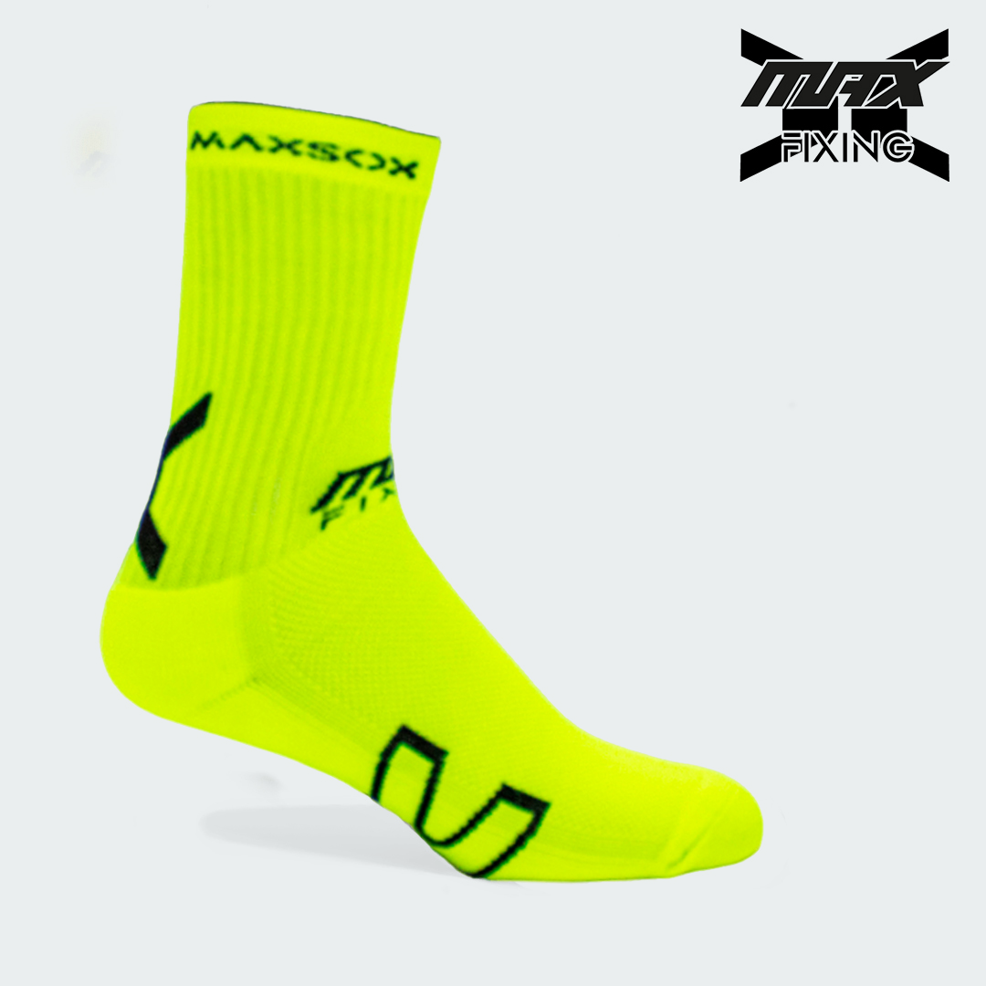 MEDIA TÉCNICA MAX SOX AMARILLO NEON