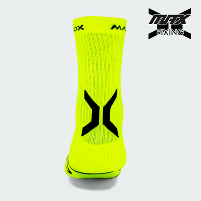 MEDIA TÉCNICA MAX SOX AMARILLO NEON